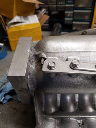 Made a Flange and had it Tig welded on