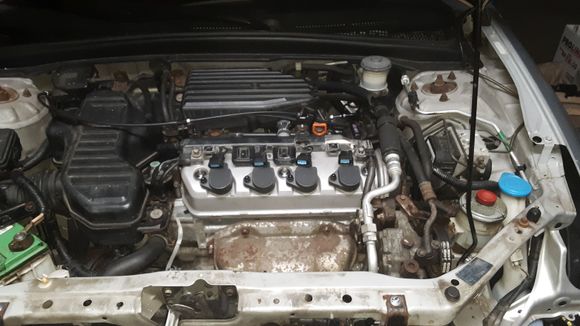 Engine back together