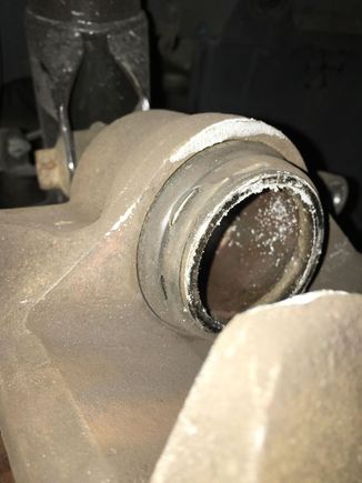 Passenger side piston 2 slits