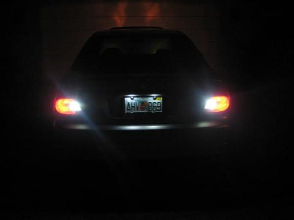 LED plate Lights and Reverse Lights