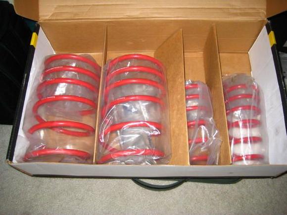 Packaged springs