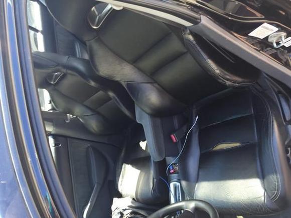 Newly installed RSX leather front seats. Need a little repair but they're in great shape overall and were a steal of a deal.