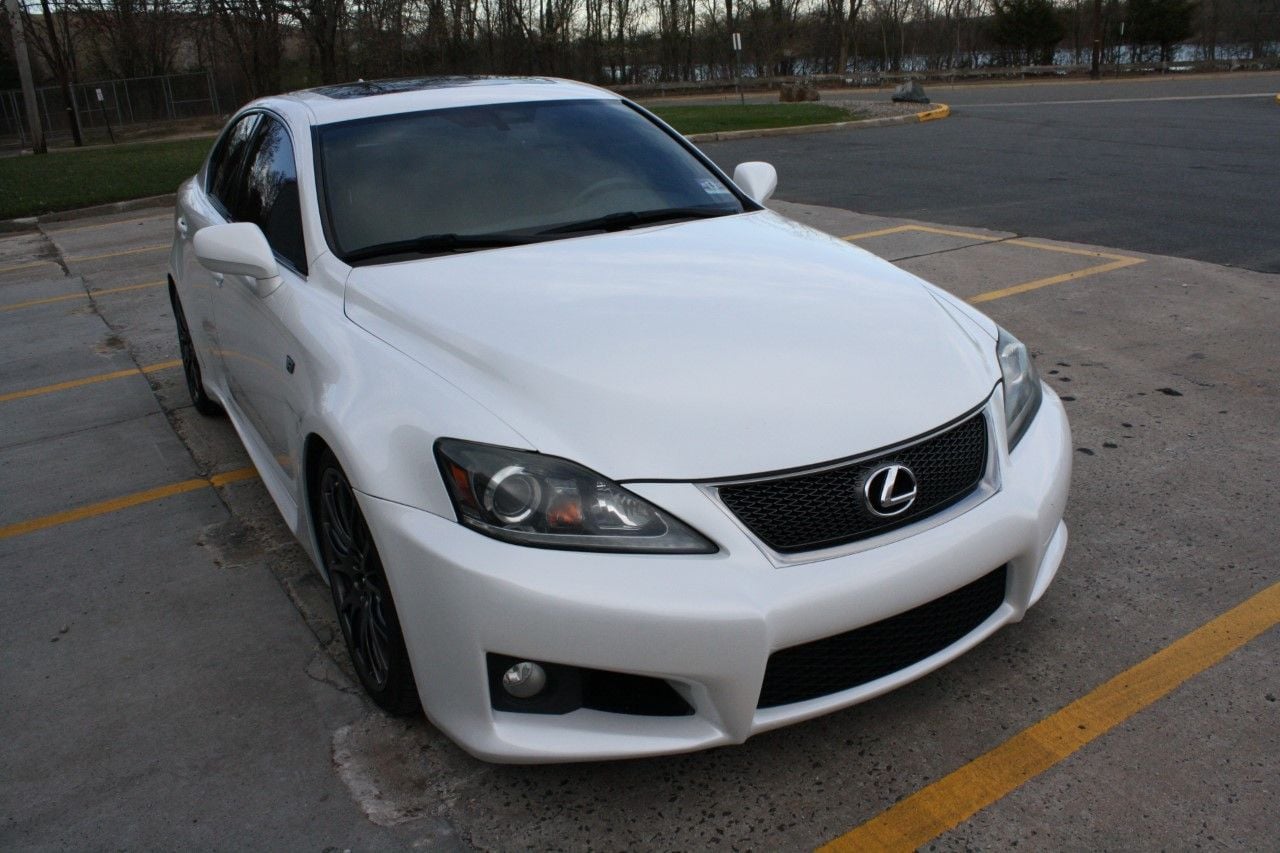 2012 Lexus IS F - FS: 2012 Lexus ISF in Starfire Pearl with Modifications and Valley repair - Used - VIN 123541341234144 - 123,400 Miles - 8 cyl - 2WD - Automatic - Sedan - White - Edison, NJ 08817, United States