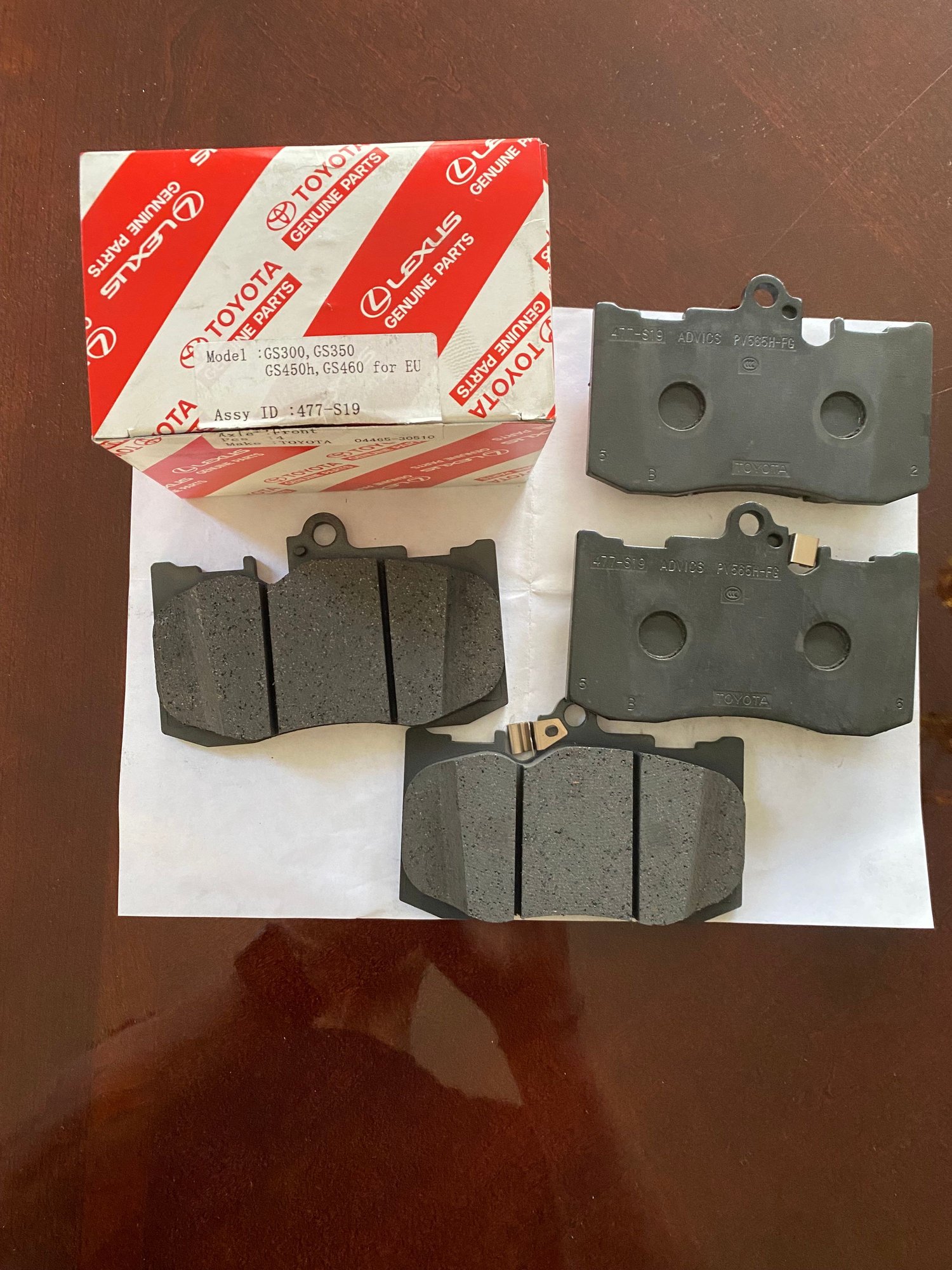 Miscellaneous - Brand New OEM GS350 Front Brake Pads, Anti Squeal Shims, Engine and Cabin Filters - New - 2013 to 2015 Lexus GS350 - Newtown, CT 06470, United States