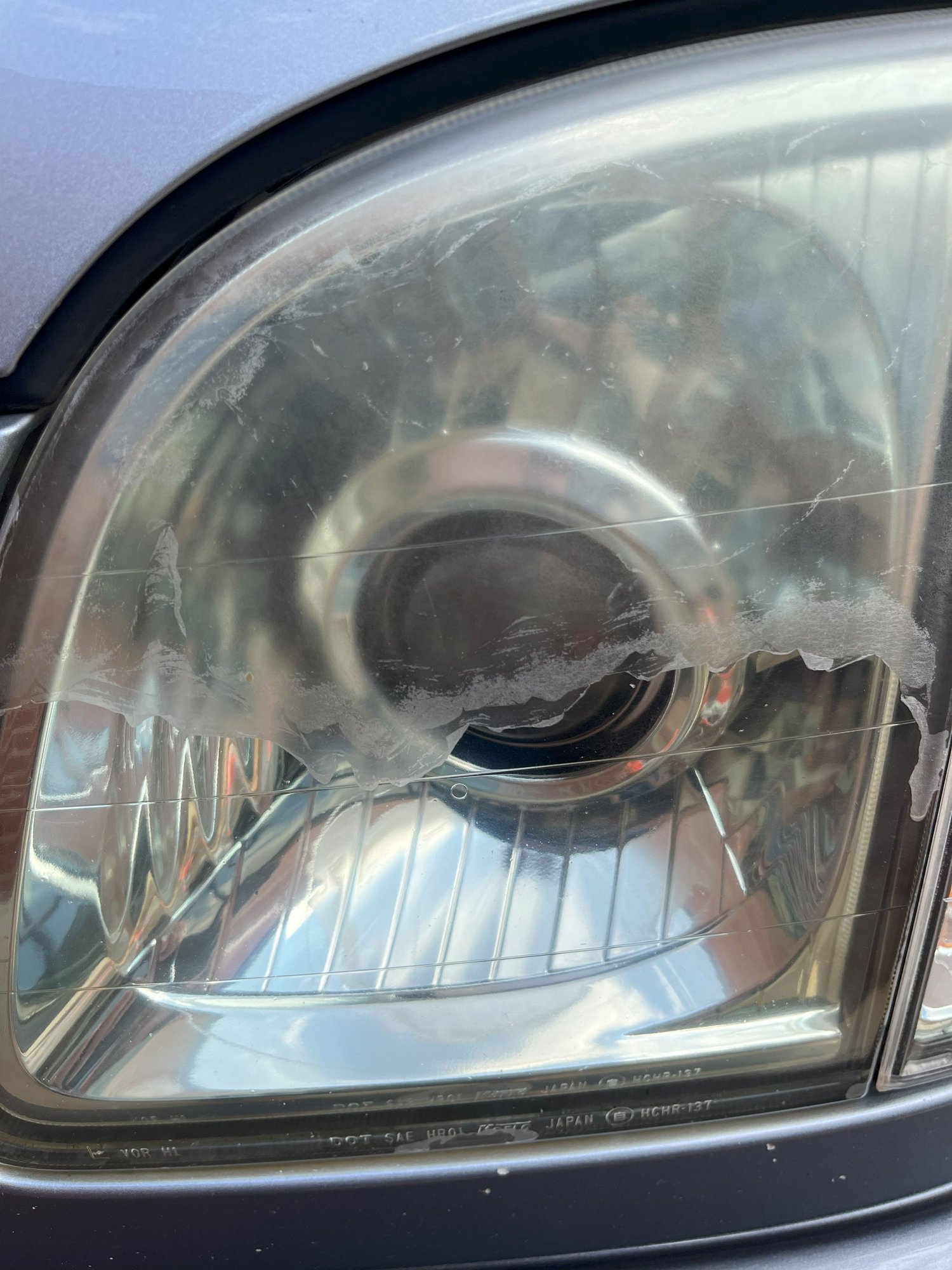 Not liking my clearcoat headlight job - ClubLexus - Lexus Forum Discussion