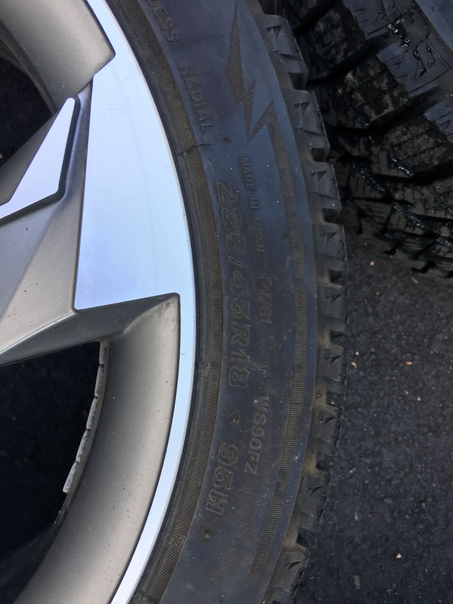 Wheels and Tires/Axles - Bridgestone Blizzak WS90 225/45/R18 + Andros R10 Winter Tire & Rim Package + TPMS - Used - 2008 to 2014 Lexus IS F - All Years Lexus IS - Brooklyn, NY 11230, United States