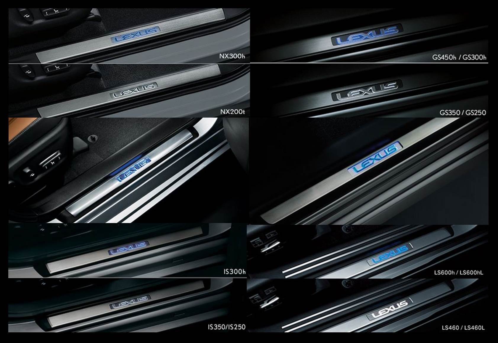 Genuine Lexus Illuminated Scuff Plates at JAPAN PARTS MASTER