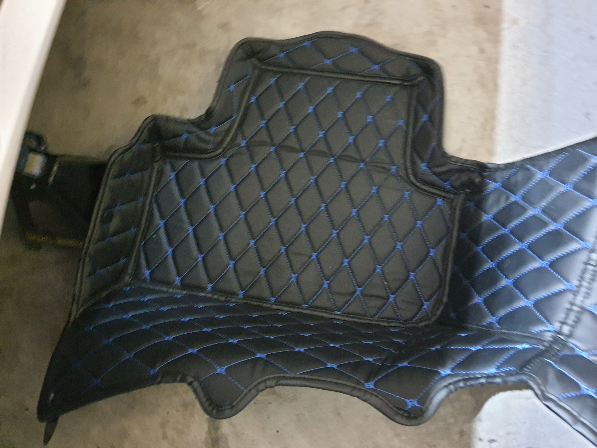Interior/Upholstery - Custom black & blue floor mats - Used - Charlotte, NC 28216, United States