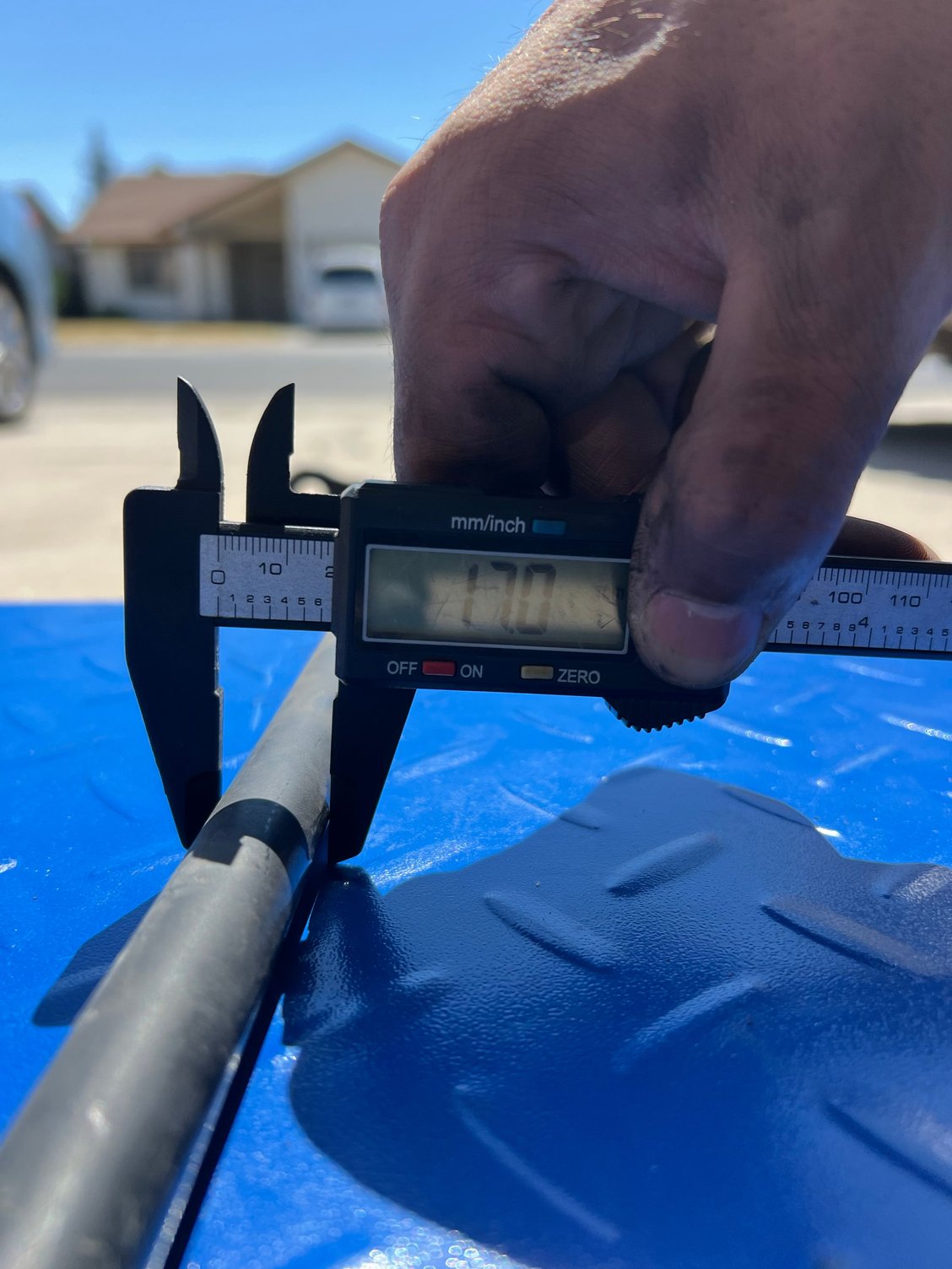 OEM Diameter is 17mm. It seems like I forgot to measure the rear F Sport Sway Bar but Lexus claims it is 19mm