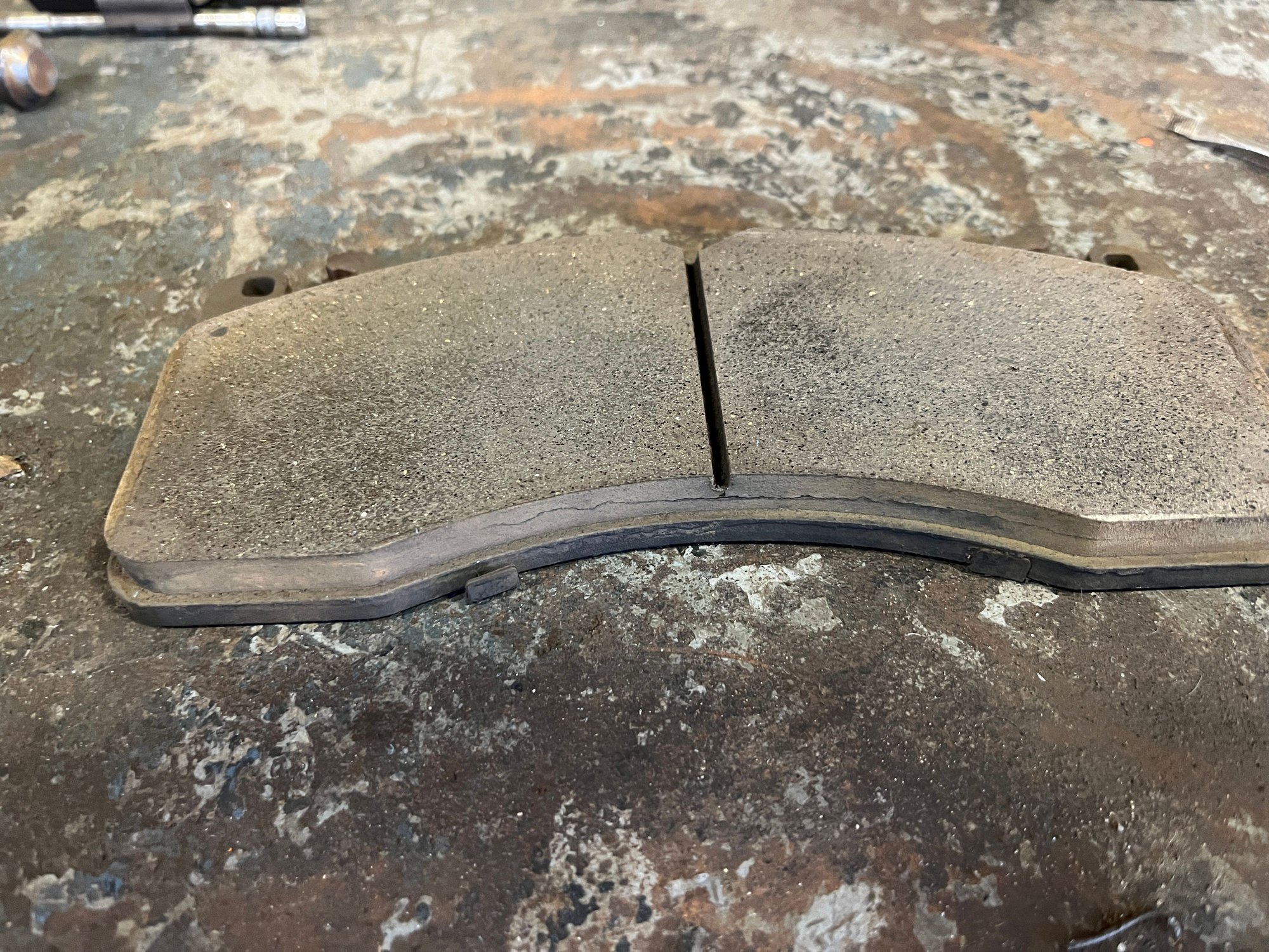 Another view of front pad 