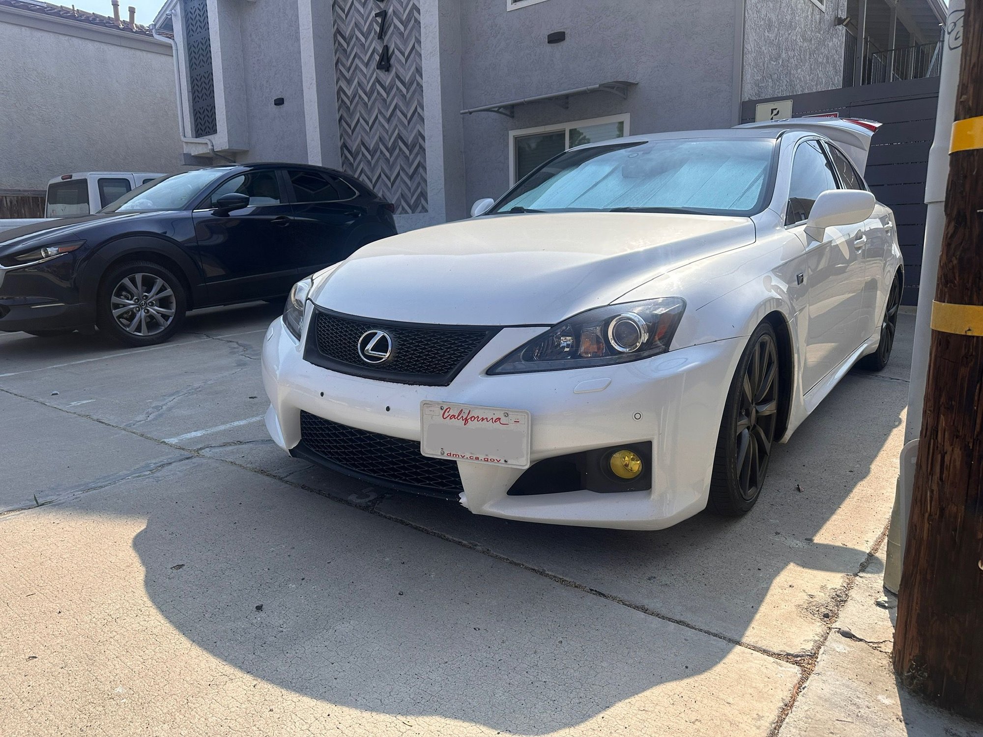 2009 Lexus IS F - 2009 lexus isf w/ emissions issues - Used - VIN JTHBP262995005818 - 168,000 Miles - 8 cyl - 2WD - Automatic - Sedan - White - San Diego, CA 92116, United States