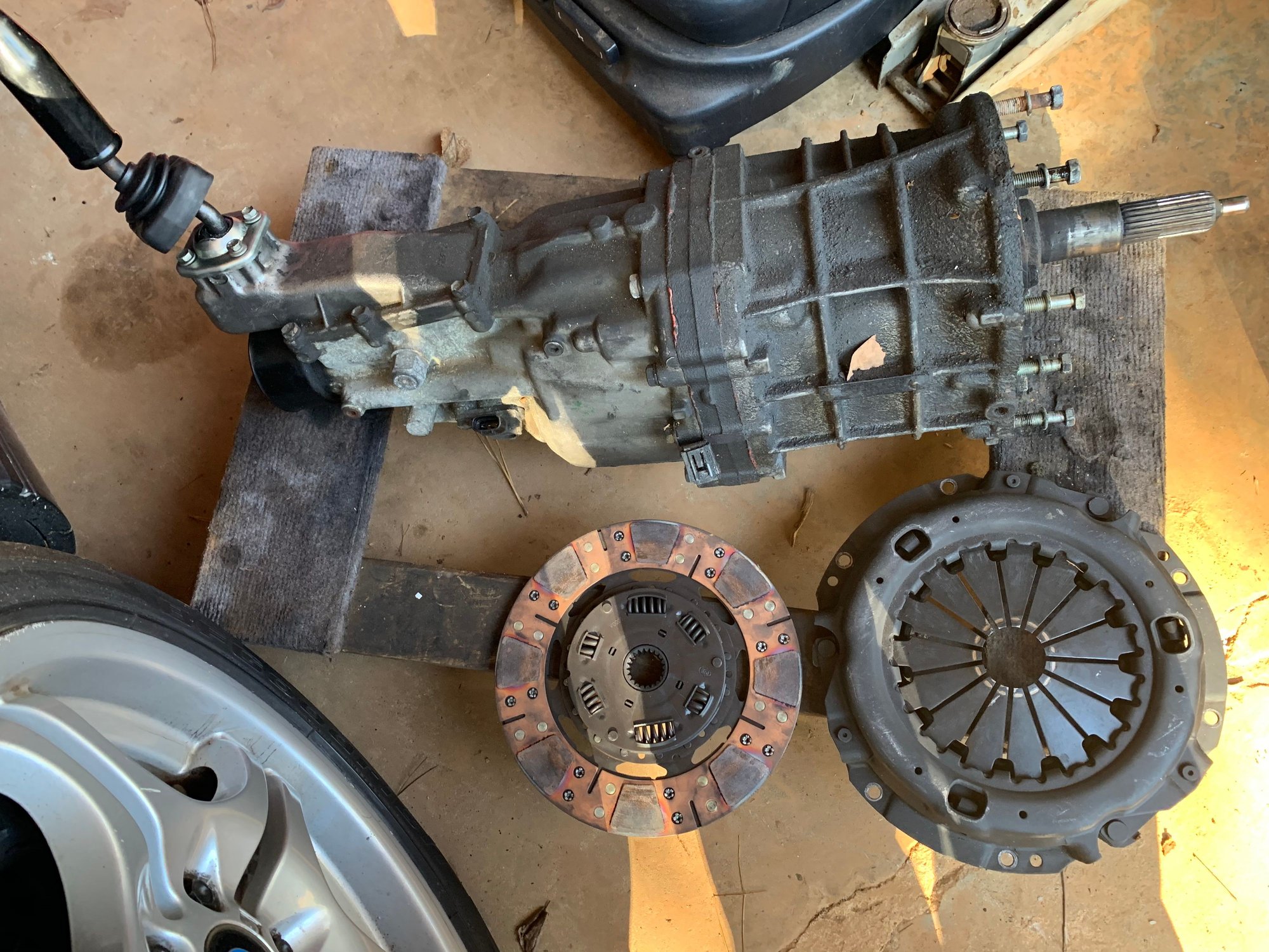 SC300 W58 Transmission with accessories from a 450rwhp SC , W58 shifter