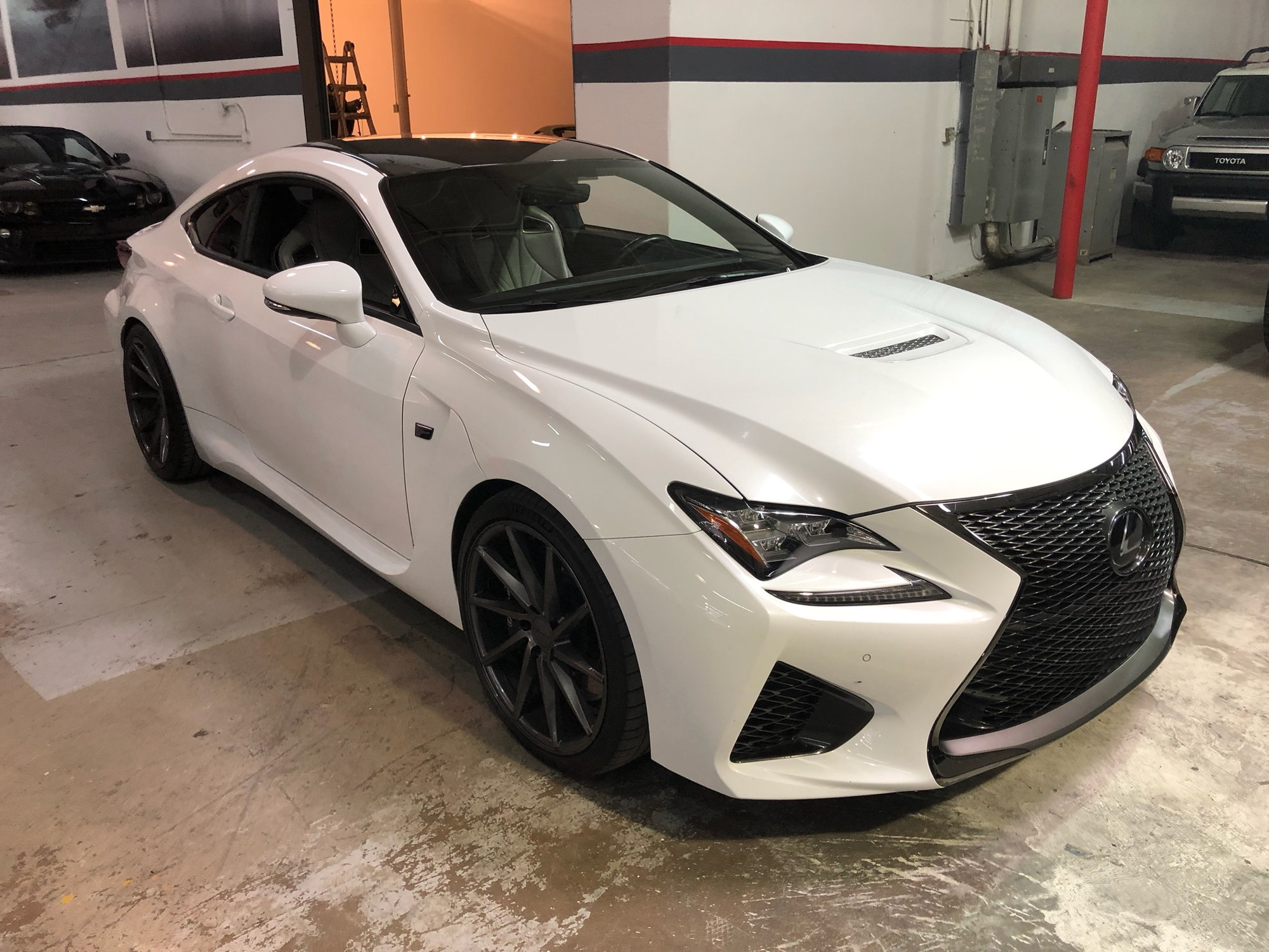 2015 Lexus RC F - 2015 Lexus RCF, Ultra white w/white leather, TVD & Carbon Package, 20" Vossen wheels - Used - VIN JTHHP5BC3F5003004 - 36,000 Miles - 8 cyl - 2WD - Automatic - Coupe - White - Dallas, TX 75070, United States