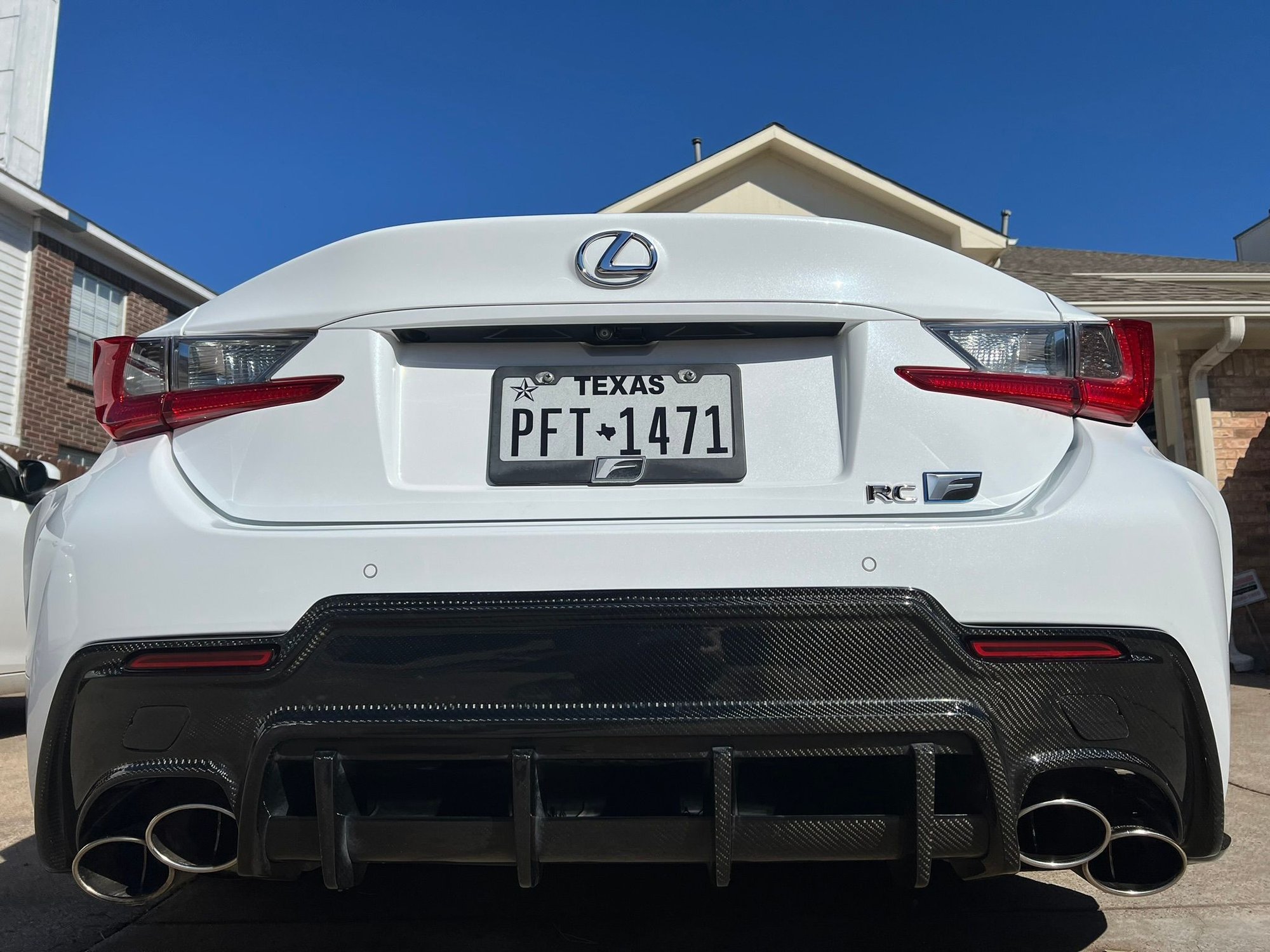 Exterior Body Parts - TOMS RCF Carbon Fiber Diffuser 2015-2019 MY - Used - 2015 to 2019 Lexus RC F - Dallas, TX 75088, United States