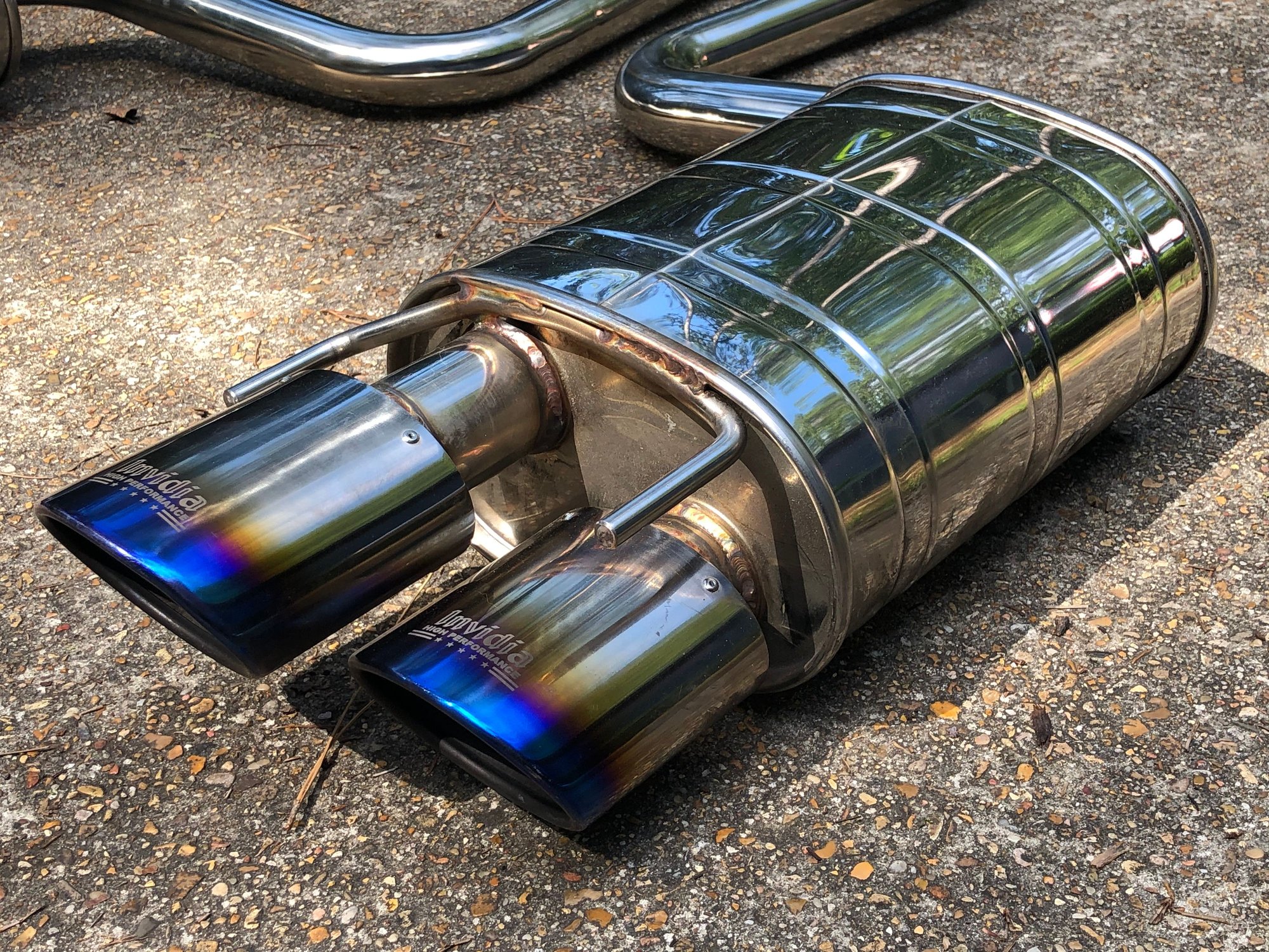 Engine - Exhaust - Lexus RC350 Exhaust Invidia Axlebacks - Blue Tips - Used - 2015 to 2019 Lexus RC350 - Gautier, MS 39553, United States