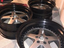 Got her some new shoes.  Work Equips 19x10 F 19x11 rear / low disk