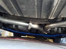 Tanabe Exhaust with FSport frame support and FSport rear sway bar.