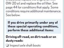 25k Service per Manual. Guess what else they did? Changed the Oil too! 
Dont see THAT on there do ya! 
