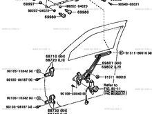 OEM  90105-08187 does not indicate a superceding part number, yet it is a different part.
