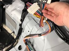 Plug and play harness before wiring