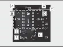 Climate Control side display on 12.3 inch display