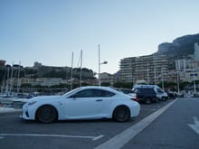 arrived at the Monaco marina