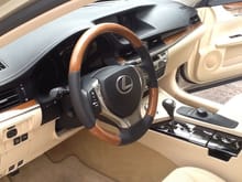 Great color schemes by Lexus! Love the bamboo and "piano black"!