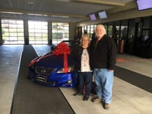 The wife and I at Sewell Lexus.