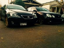 My brothers GS and my IS