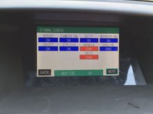 Camera setting in service menu