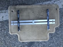 Custom made amp mounting bracket