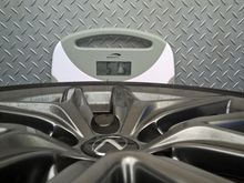 OEM front wheel/tire 1 lb HEAVIER than the new larger wheel tire combo.