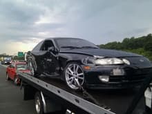 Lexus wreck