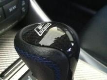 F sport shift knob.