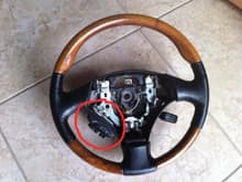 Wheel with audio controls