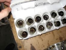 valve bits organized