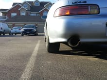 Stance from the rear with 5mm Spacers