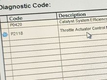 Throttle  issue