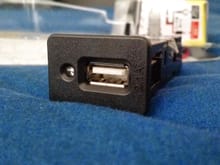 here's USB charging port