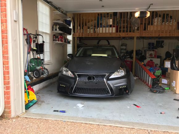 First test fit of new bumper