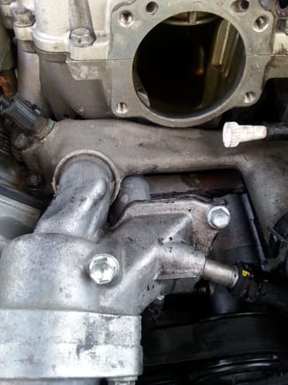 Serviced throttle body so took the opportunity to cover the front coolant crossover with DEI  thermal barrier to reduce heat transfer/heatcsoal to intake manifold on 1999 LS400.