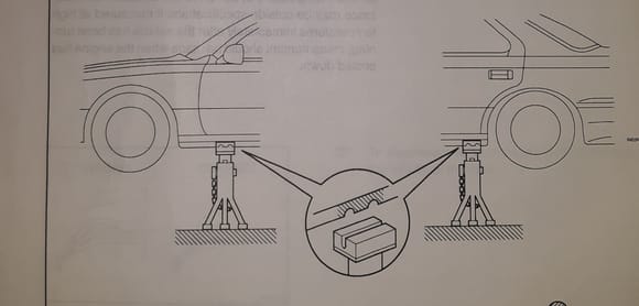 Weld seam depicting necessity of U-channel block when raising or supporting vehicle.