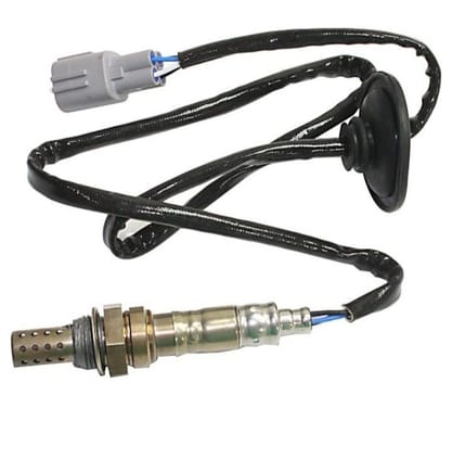 1995-2000 LS400 post-catalytic oxygen (downstream) sensor. Right and left bank sensor probes extend into the narrow neck of the front Y-pipe creating turbulence and blockage.