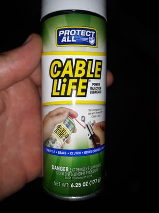 6.25 oz can of Cable Life Lubricant.