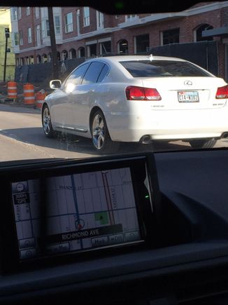 2008 Lexus GS350 while driving my CT