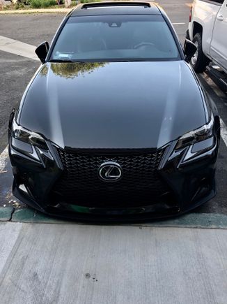 Can’t really see it mounted from the outside looking in..