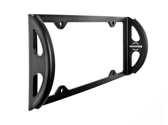 4Bumpers DUO - unibody, solid steel, sleek, powder coated in black and proudly made in USA.