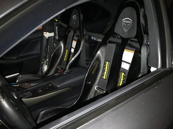 A sneak peek of A little project I have been working on over the course of a week. Installed my Carbon fiber seats along with a harness bar. Gives it more of that sporty look Im trying to achieve.