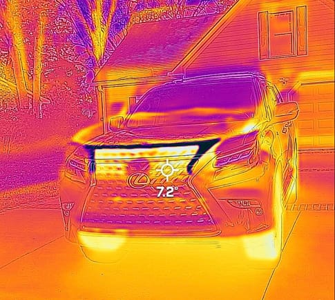 Thermal image, just for fun. 