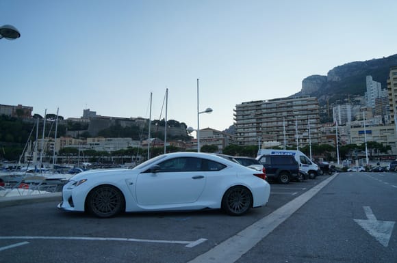 arrived at the Monaco marina